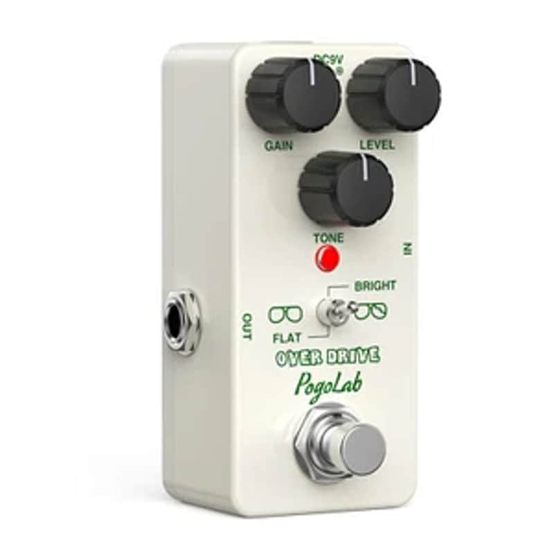 pogolab Analog Guitar Effect Pedal True Bypass Overdrive Pedal with Two Effects image 1