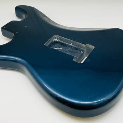 Show Me Nitro Finishes 3lbs 12oz Nitro Lacquer S-Style - Dark Lake Placid Blue image 11