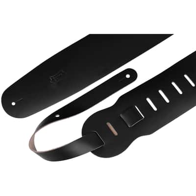 M4 BLK Sangle basse Cuir 9 cm Black Levy s image 2