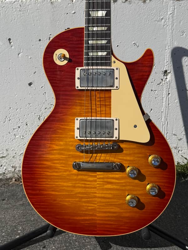 Gibson Custom Shop 1960 Les Paul Standard VOS Washed Cherry Sunburst New Unplayed Auth Dlr 8lb9oz #531 image 1