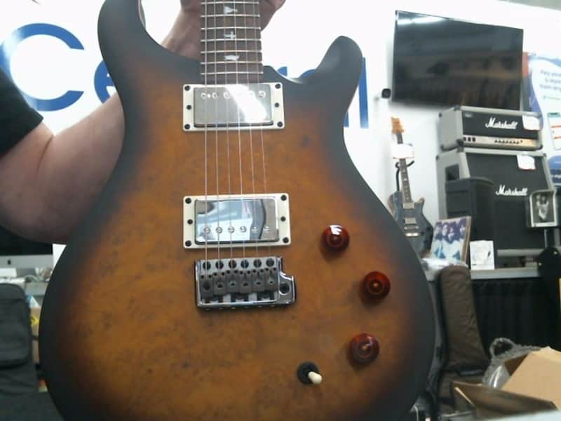 PRS SE DGT David Grissom Tremolo Signature Laurel Burl Limited Edition 2025 - McCarty Tobacco Burst image 1