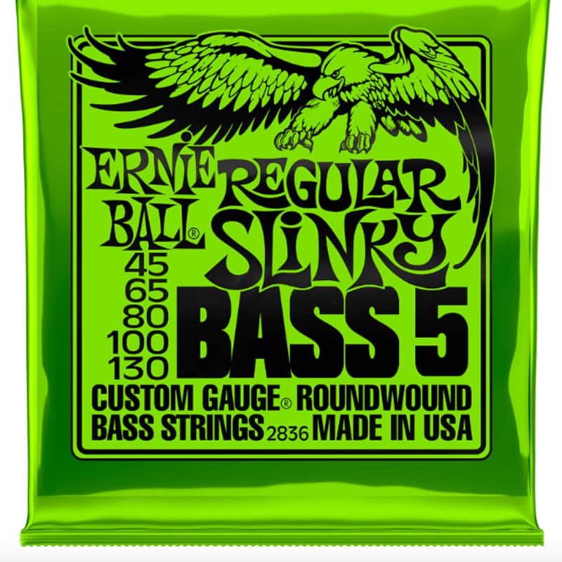Photos - Strings Ernie Ball new Regular Slinky 5-String Bass Nickel Wound 2836 ...
