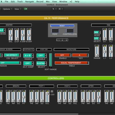 VIRTUAL Yamaha DX-7 / DX-7II editor / programmer (6-Op FM) - LOGIC v4 - X image 4