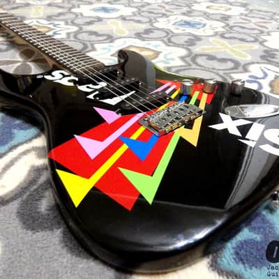 Six Flags Stratocaster Electric Guitar (2000s, Six Flags Logo Finish) image 6