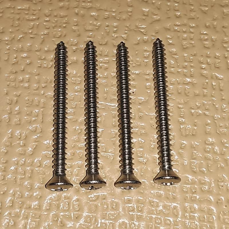 4 mounting screws for Fender Jaguar Pickups - stainless steel image 1