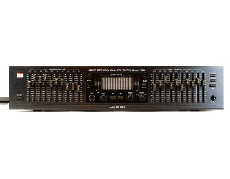 BSR EQ-3000 10-Band Graphic Equalizer & Spectrum Analyzer w/ Pink Noise EQ image 1