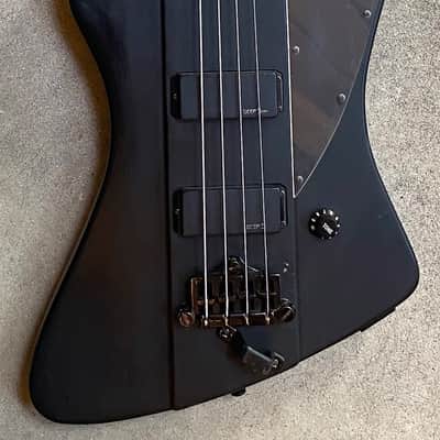 2008 Epiphone Nikki Sixx Signature Blackbird Thunderbird Bass Black image 1