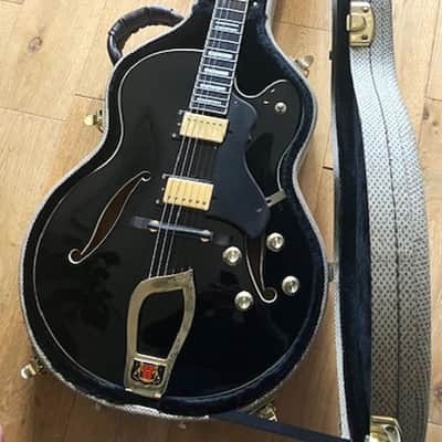 Hagstrom HJ500 - Black, "Archtop Jimmy",  Excellent + Condition, Hagstrom HSC, Free Worldwide Shipping image 2