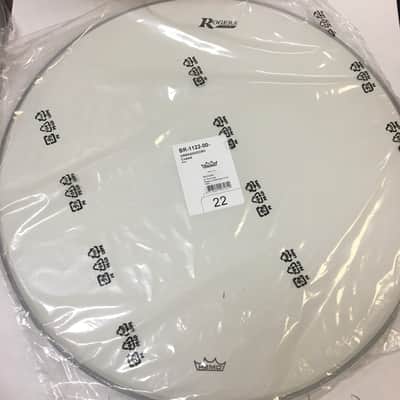 Rogers - RBH20A - Logo Bass Drum Head 20" Coated White image 1