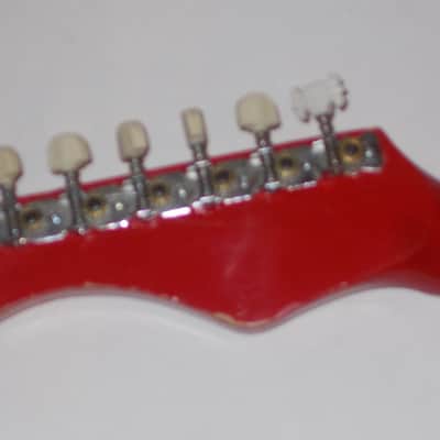 LA "The Shredder" Travel Size Solid Body 1990's "Red" image 7