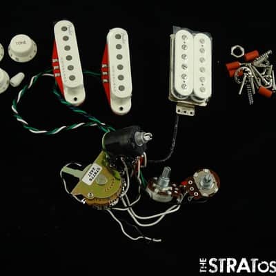 Fender American Ultra II Strat HSS PICKUPS POTS KNOBS S-1 Haymaker Noiseless image 1