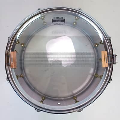 Yamaha SD245 14x5.5"Snare Drum Steel Shell Chrome Triple-Flange Rim 8Lug PLY1187 image 10