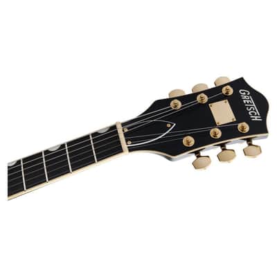 Gretsch Broadkaster LX Center Block 6-String Right-Handed Electric Guitar with Laminated Maple Body, Maple Neck, and Ebony Fingerboard (Black) image 5