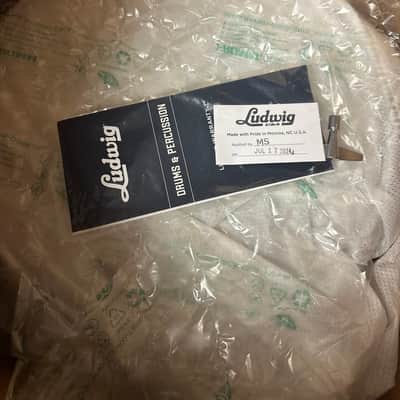 Ludwig NEW 5x14 Wood Gold Sparkle Snare Drum image 8