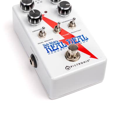 Pigtronix Bob Weir's Real Deal Acoustic Preamp 2010s - White/Red/Blue image 1