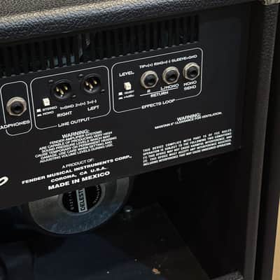 Fender Cyber-Twin 2 x 65-Watt 2x12" Modeling Guitar Combo - Black image 12