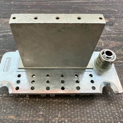 80s Floyd Rose Made in Germany Tremolo Bridge Chrome image 8