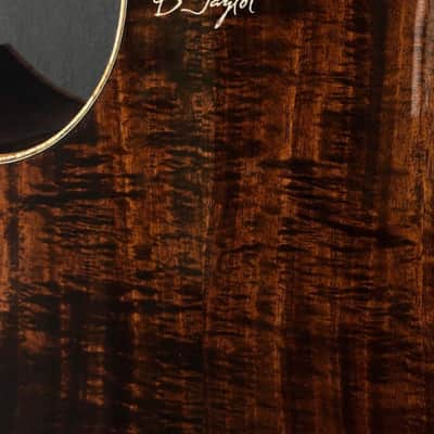 2025 Taylor Custom “B. Taylor” Grand Auditorium 12-Fret • Bob Taylor Designed • Stripy Sinker Redwood • Figured Blackwood • Running Horses • Serial #1205095104 image 5