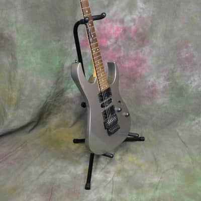 Used Ibanez RG1570 Solidbody w/Floyd Rose Grey Nickle w/ Ibanez Case image 3