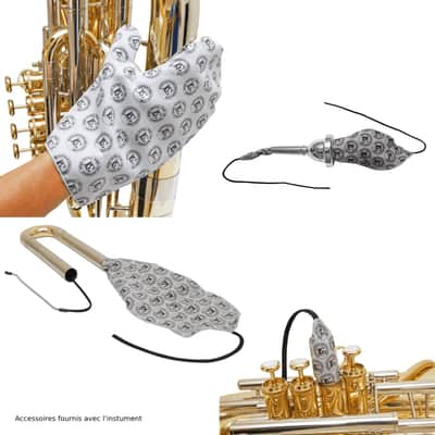 SML Paris BA900 - Saxhorn baryton 4 pistons (3+1), verni image 4