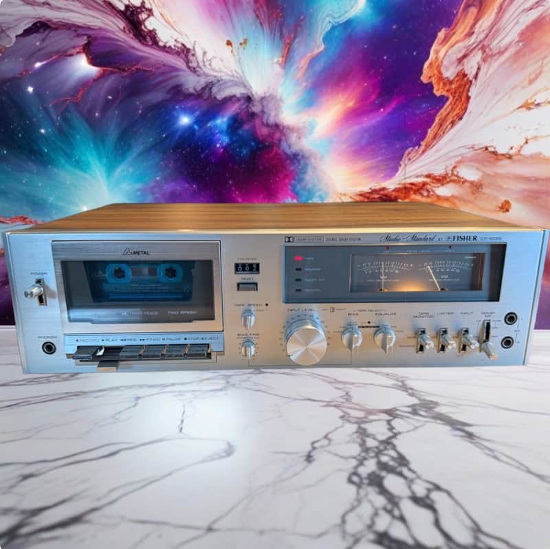 Vintage Fisher CR-4029 3 Head High Fidelity Cassette Tape Deck Tested Plays Tape image 1