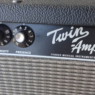 Fender Twin Amp Black Face 1993 - Black image 2
