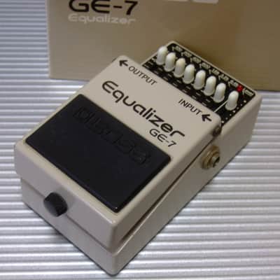 RARE The First Lot May 1981 Boss GE-7 Equalizer w/ Original Box (Black Label) image 1