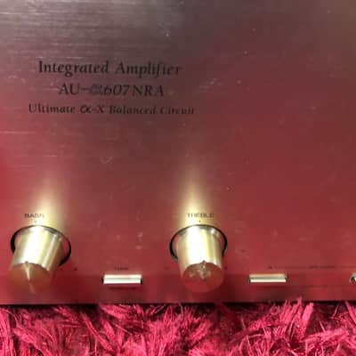 Sansui AU-α607NRA Integrated Amplifier Gold Victor SX-500 DOLCE II Speaker Pair image 5