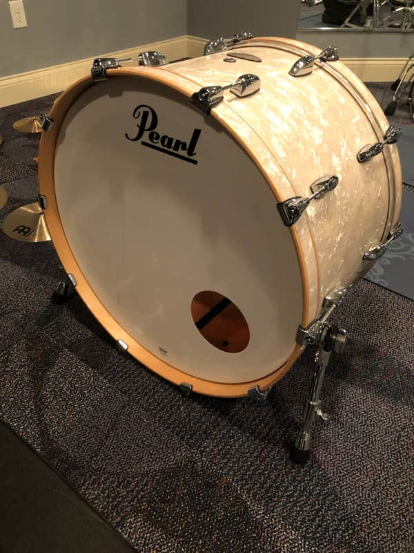 Pearl Pearl Session Studio Select 4-piece Shell Pack - 24 Bass Drum - Nicotine White Marine Pearl 20 image 1