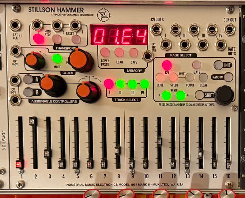 Industrial Music Electronics Stillson Hammer MK2 Eurorack Sequencer image 1