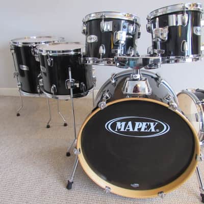 Mapex V Series Black Drum Kit with Hadware Jazz/Child/Portable -18" BD, 8"+10" TT, 12"+14" FT, 12"SN image 6