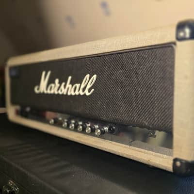 Marshall JCM25/50 "Silver Jubilee" Model 2550 2-Channel 50-Watt Guitar Amp Head 1987 - 1988 - Silver image 7