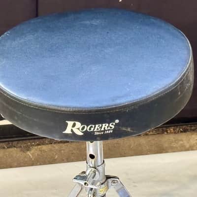 Rogers Drum Throne Stool Single Braced Vintage 60s 70s image 1