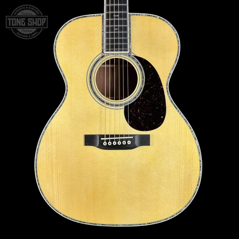 Martin Custom Shop 42 Style 000-14F Torch Motif Adirondack/Machiche w/case 3042109 image 1
