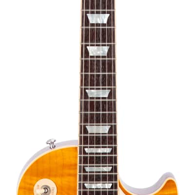 2015 Gibson Les Paul Standard Electric Guitar, Trans Amber Cherry Back Candy, 15006XXXX image 6
