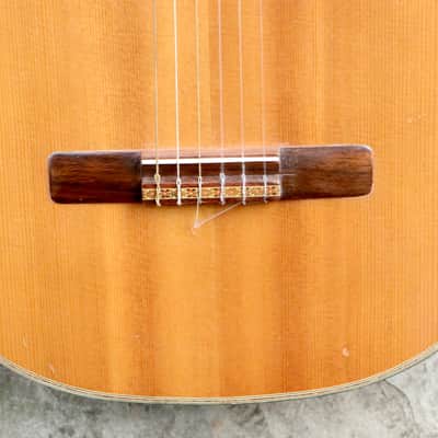 (Bridge Lift) 1960's Solid Top MIJ Classical By Hotaka (For Barnes & Mullins Distributor) No. 65 (top model) image 11
