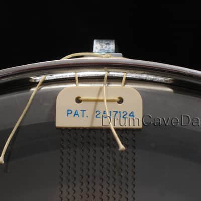 VINTAGE EARLY 1980s LUDWIG LM404 5X14" BLUE & OLIVE BADGE ACROLITE SNARE DRUM, DEMO VIDEO, ALL OEM! image 14