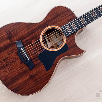 2022 Taylor Custom Grand Concert 12-Fret Flamed Tasmanian Blackwood w/ Florentine Cutaway image 1