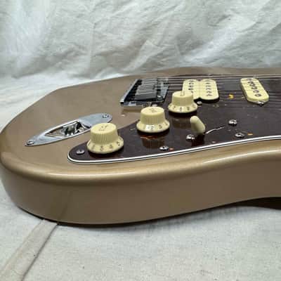 Parts Warmoth Alder body + 2022 Fender American Professional II neck Stratocaster Guitar with Case - Fire Mist Gold image 18