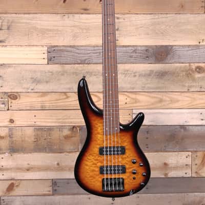 Ibanez SR405EQM 5-String Bass Dragon Eye Burst image 4