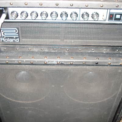 Roland Jazz Chorus 120 Head and ROland 4 by 12" speaker cabinet circa 1984 image 3