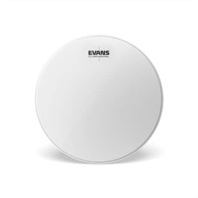 Evans 27 inch Orchestral Timpani Drum Head Opaque White image 2