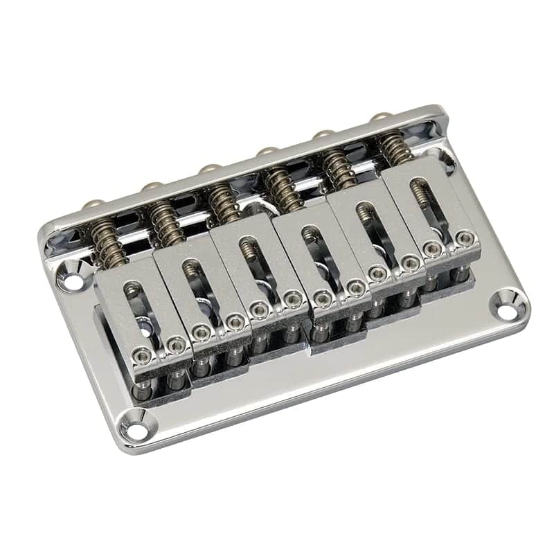 Allparts SB-5115-010 Gotoh Non-Tremolo Bridge Chrome image 1