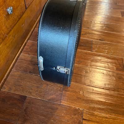Vintage Gibson Chip Board Case Black with Red Interior image 7