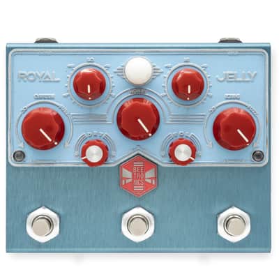 Beetronics Royal Jelly Overdrive / Fuzz - Babee Blue image 3