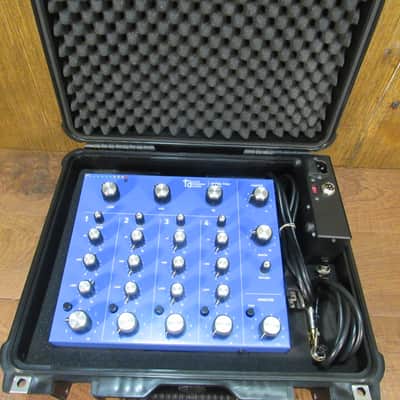 Alpha Recording Systems ARS Model 9000 Rotary Tabletop DJ Mixer Limited Blue With Case image 1