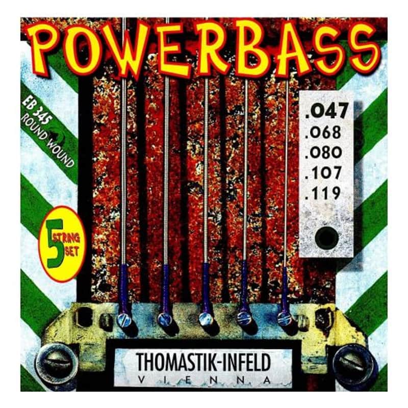 New Thomastik- Infeld EB345 PowerBass 5 String Bass Set image 1