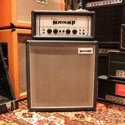 Vintage 1972 Matamp GT100 Head & 1x15 Cabinet Amp Amplifier Stack SERVICED image 1