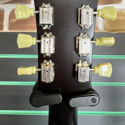 Gibson Les Paul '50s Tribute T Satin Gold Top Dark Back 2016 Electric Guitar image 8