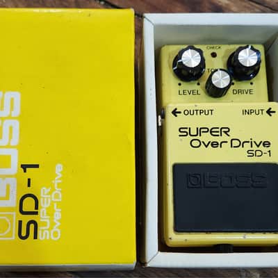Boss SD-1 Super Overdrive 1981 - 1988 Made In Japan | Reverb
